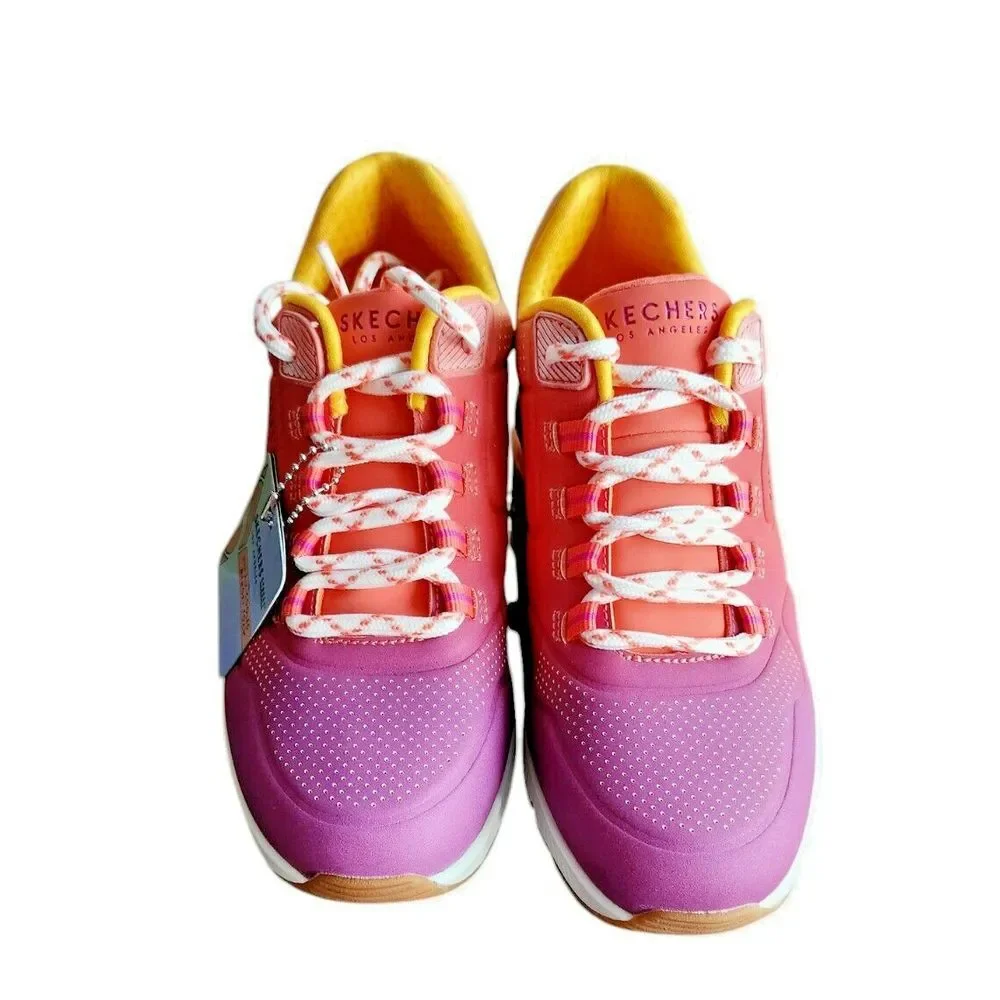 Skechers Street Los Angeles Uno Night Shades Pink‎ Purple Ombre 155628 PKMT 5.5